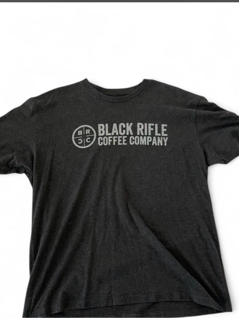 Black Rifle Coffee Company Men's Short Sleeve Black Logo Tee